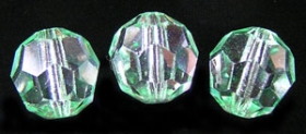 Preciosa Crystal  8mm Light Emerald
